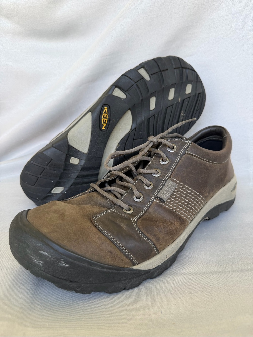 Keen Austin Men’s 16 Water Resistant Leather Non Marking Shoes Outdoor Gorpcore